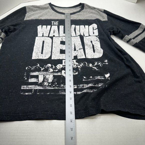 The Walking Dead Men's Size Unknown Long Sleeve Tee Shirt Black Preowned - Picture 9 of 10